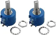 2X 3590S-2-502L 5K Ohm 10-Turn Rotary Wire Wound Precision Potentiometer