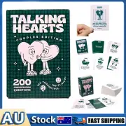 TALKING HEARTS Conversation Cards Couple Game for Date Nights Board Game FZ