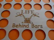 36 Life Behind Bars #17A poker chip Frame Insert Fits Harley Davidson chips