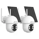 ANRAN 5MP 2PCS Smart Wireless Home Security System Outdoor Battery Camera Audio