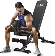 Adjustable Weight Bench for Home Gym - 800 lbs Capacity & Space-Saving Fold