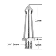 Stainless Steel Spikes Male 3/8 "Screw Adapter For Monopod Tripod Acces Fit