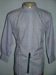 NEW WT BROOKS BROTHERS DRESS SHIRT SIZE 17 33 COTTON BLUE PINK PLAIDS #535
