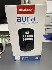 Kwikset 99420-003 Aura Bluetooth Programmable Keypad Door Lock Deadbolt New