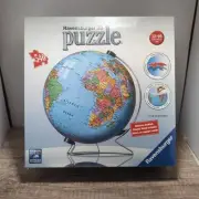 Ravensburger 3D Puzzle The Earyh 540 Pieces World Globe with Stand New Sealed