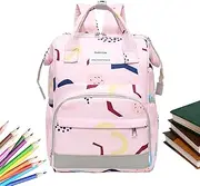 Multifunctional Baby Bag - Portable Multifunction Baby Changing Bags - Large Capacity Waterproof Moms Travel Backpack for Baby Bottles, Diapers, Clothes