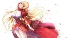 Anime blonde long hair fate series nero claudius girls Playmat Game Mat Desk