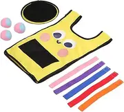 1 Set Sticky Jersey Sticky Ball Vest Game Vest Kidcraft Playset Game Props Group Playing Toy Outdoor Vest Outside Toy Outside Toys Outdoor Playing Toy Dreses Cloth Yellow