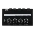 Mx400 Portable Mixer Multifunctional Low Noise Stereo Sound Mini Mixer Sturdy
