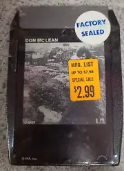 Don McLean - Self Titled 8-Track SEALED VINTAGE