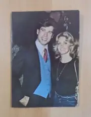 JOHN TRAVOLTA AND OLIVIA NEWTON JOHN ADVERTISIGN VTG NOTEBOOK