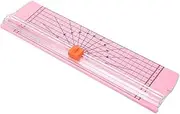 Corner Edge Trimmer A4 Paper Cutting Machine Paper Cutter Office Trimmer Photo Scrapbook Blades for DIY Production Photo Paper, Composite Paper Round Corner Trimmer (Size : Pink)