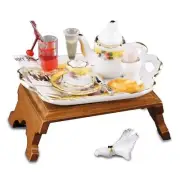 MINIATURE DOLLHOUSE 1:12 SCALE REUTTER BREAKFAST IN BED TRAY - 1.615/6