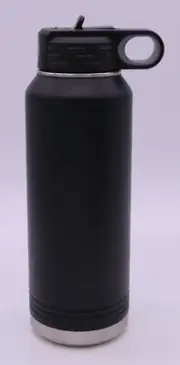 POLAR CAMEL 32 oz DOUBLE WALL INSULATED WATER BOTTLE FLIP LID WITH STRAW