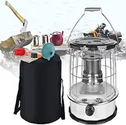 4.6/6l Outdoor Kerosene Heater,Tents Heater,Multipurpose Tent Heater Gas Heater,Outdoor Camping Kerosene Diesel Stove for Kitchen Grills,BBQ Essentials,Hunting Outdoor,6LWhite-1