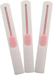 Baluue 3pcs Compact Eyebrow Razor Set for Women Men Portable Shaver Stainless Steel Micromesh Blades