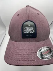 TRAVIS MATHEW Heather Maroon Take Liberties Flex Fit Hat Cap L/XL New Yupoong