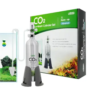 [安心水族] 免運 ISTA 伊士達 1L CO2鋁瓶全套組-進階型 CO2 鋁瓶 鋼瓶 電磁閥 IF-668