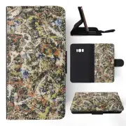 FLIP CASE FOR SAMSUNG GALAXY|JACKSON POLLOCK - CONVERGENCE ART PAINT