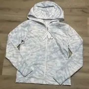 Travis Mathew Women’s XS blue Tie Dye Cloud Collection Zip Up Hoodie New W/ Tags