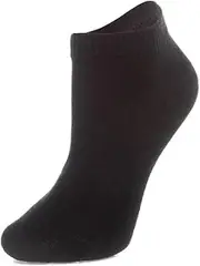 [Generic] Womens No-Nonsense Cotton Ankle Socks - White, Grey and Black | Low Cut, Size 5-11| 100% Comfort for Womens Feet