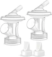 Maymom Connector Valve Compatible with Medela Pump in Style MaxFlow, Freestyle Flex, Swing Maxi, Sonata, Freestyle Breastpumps Not Original Medela Pump Parts Replace Medela PersonalFit Flex Connector