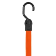 36 In. Orange Flat Strap Bungee Cord With Hooks - 2 Pack |
