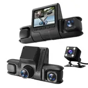 4 in 1 Dash Cam 1080P Front and Rear Left Right Camera 2.4 inch Screen with Night Vision