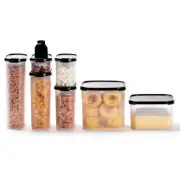 Brand New in Packaging Tupperware MM Set - Starter - Black Seals