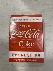 Bicycle Coca-Cola Playing Cards PAUSE REFRESHING DRINK Coke 2010 RARE OOP Sealed