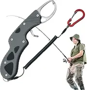 Fishing Gripper, Stainless Steel Grabber for Fishing, Lightweight Fish Tool with Ergonomic Handle for Boyfriend Father Uncle Grandfather