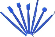 ABOOFAN 7pcs Vinyl Wrap Tool Kit for Car Tinting Edge Trimming Micro Cutter Gap Scraper for Smooth Installation Blue Car Wrapping Accessories for Professionals DIY Enthusiasts