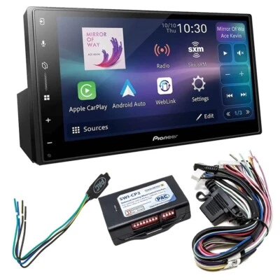 Pioneer DMH-W3000NEX 6.8" Screen Single DIN Car Stereo & SWC Retention Module