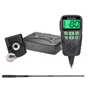Oricom UHF360R 5 Watt UHF CB Radio with Controller Speaker Mic with Instant Replay AND 6.5dBi UHF CB Antenna AND MMM100 Magnetic Microphone Bracket (UHF360RAM)