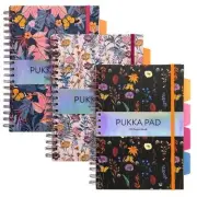 PUKKA P9494BLMASST Pukka Bloom Hardcover Project Notebook B5 Assorted