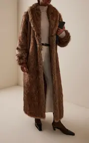 [THE GARMENT] Damiy Faux Fur Long Coat