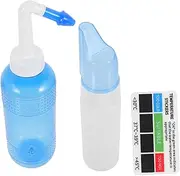 Gogogmee Nasal Irrigation Tool 1 Set of Plastic Nose Cleaning Bottle Easy to Use Nasal Wash Cleaner and Cleaning