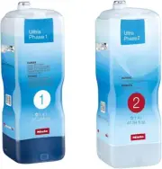 Miele UltraPhase 1 & 2, 2-Component Detergent for Whites/Colors Aqua Fragrance (