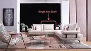 Harlow | Single Seater Minimalist Modular Lounge - NO ARMS - Cream