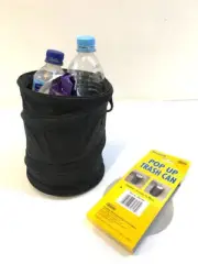 Pop-Up Rubbish Bin Car Caravan Tent Folds Flat Waste Litter Garbage Trash Tidy