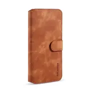 Retro Oil Side Lanyard Phone Case Simple Business Flip Cover For Galaxy M30s