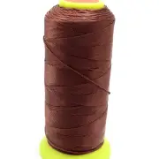 one spool Brown Nylon Beading Weaving Sewing Thread Cord String 210D/12,9,6,3