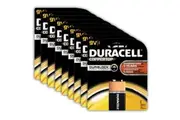 9x Genuine Duracell 9V Alkaline Coppertop Multi Purpose Battery 6LF22 (9 Volt)