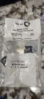 (20) pack lot Lucent Data M1BH-H-003 Module Jacks Black