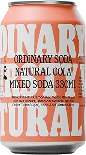 [Ordinary soda] Natural Lo-Cal Soft Drink 12 x 330ml – Australian-Made Sparkling Soft Drink, Natural Flavours, Botanical Extracts. Less than 2g of Sugar Per 100ml Serving Size (1 can) (1 Can, Bold & Smoky Cola)