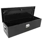 39"X13"X10" Black Aluminum Pickup Truck Truck Bed Tool Box Trailer Storage+Lock