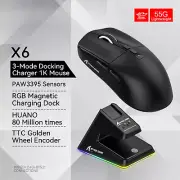 Hot Selling PAW3395 Bluetooth Mouse , Tri-Mode Connection, Macro Gaming Mouse