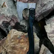 Damascus Viking Hatchet Axe| Durable Carbon Steel | Bearded Axe| Best mens gift