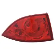 Tail Light Brake Lamp For 2006-2011 Buick Lucerne Driver Side Chrome Housing Red