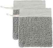 KOMBIUDA 2pcs Bar Soap Loofah Pouches Mesh Bags for Efficient Face Cleansing Gentle Exfoliation